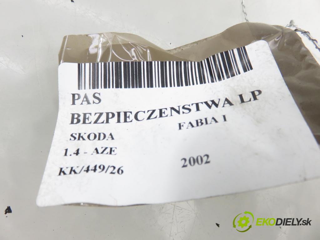 SKODA FABIA I (6Y2) HB 2002 44,00 1.4 MPi 60 - AZE 1397,00 držák BEZPEČNOST LP 6Y0857701A