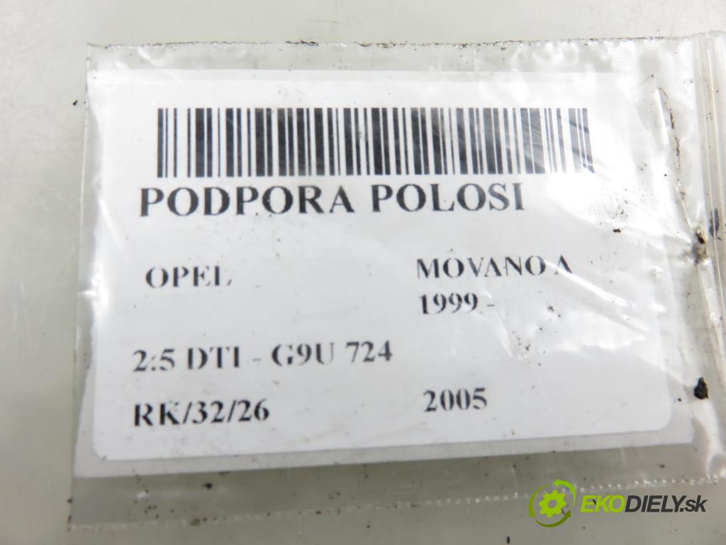 OPEL MOVANO Furgon (X70) FURGON 2005 84,00 2.5 DTI - G9U 724 2464,00 podpěra poloosi 8200027177B