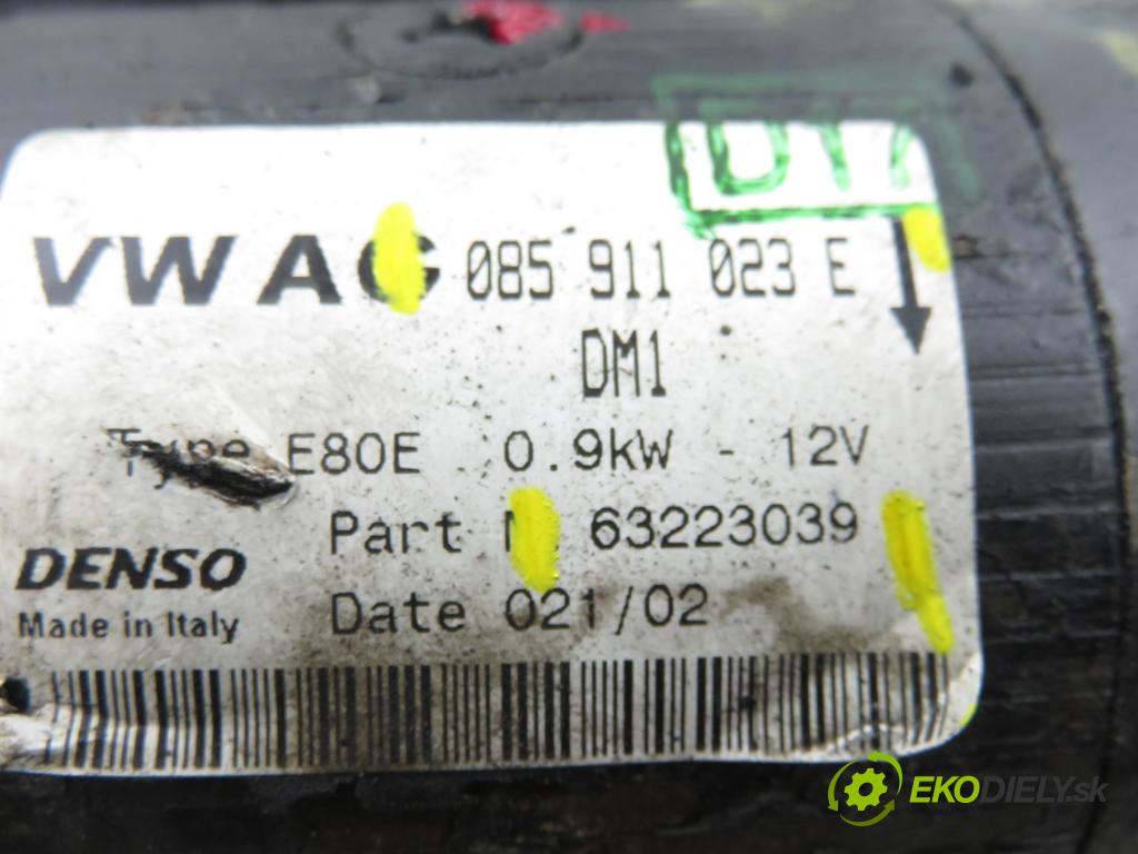 VW LUPO (6X1, 6E1) HB 2002 37,00 1 - AUC 999,00 startér 085911023E ; 63223039 (Startér)