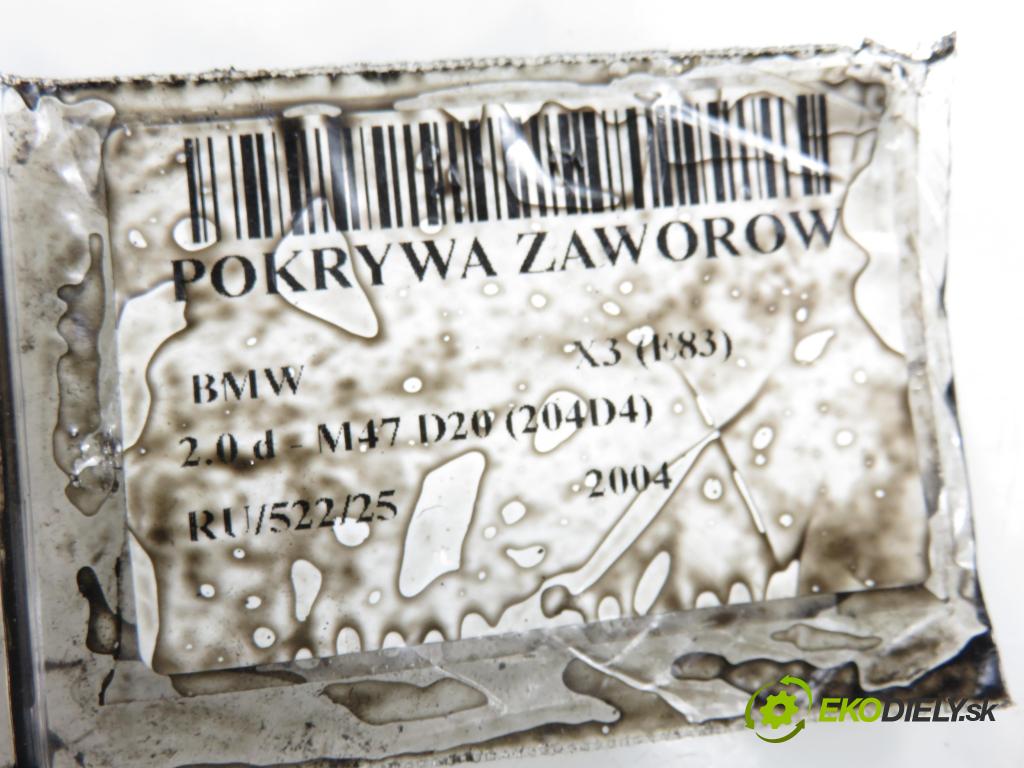 BMW X3 (E83) SUV 2004 110,00 2.0 d 150 - M47 D20 (204D4) 1995,00 kryt Ventilů 2246997