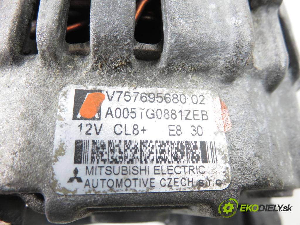 PEUGEOT 308 SW KOMBI 2008 88,00 1.6 16V - 5FW (EP6) 1598,00 Alternátor A005TG0881ZEB (Alternátor)