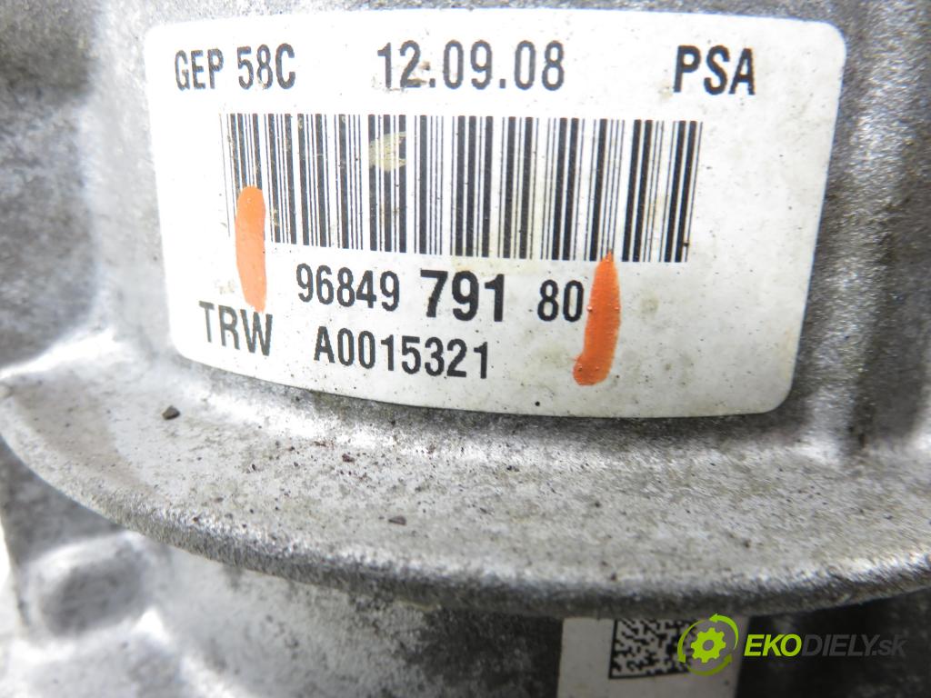 PEUGEOT 308 SW KOMBI 2008 88,00 1.6 16V - 5FW (EP6) 1598,00 pumpa servočerpadlo HYD-EL. 9684979180