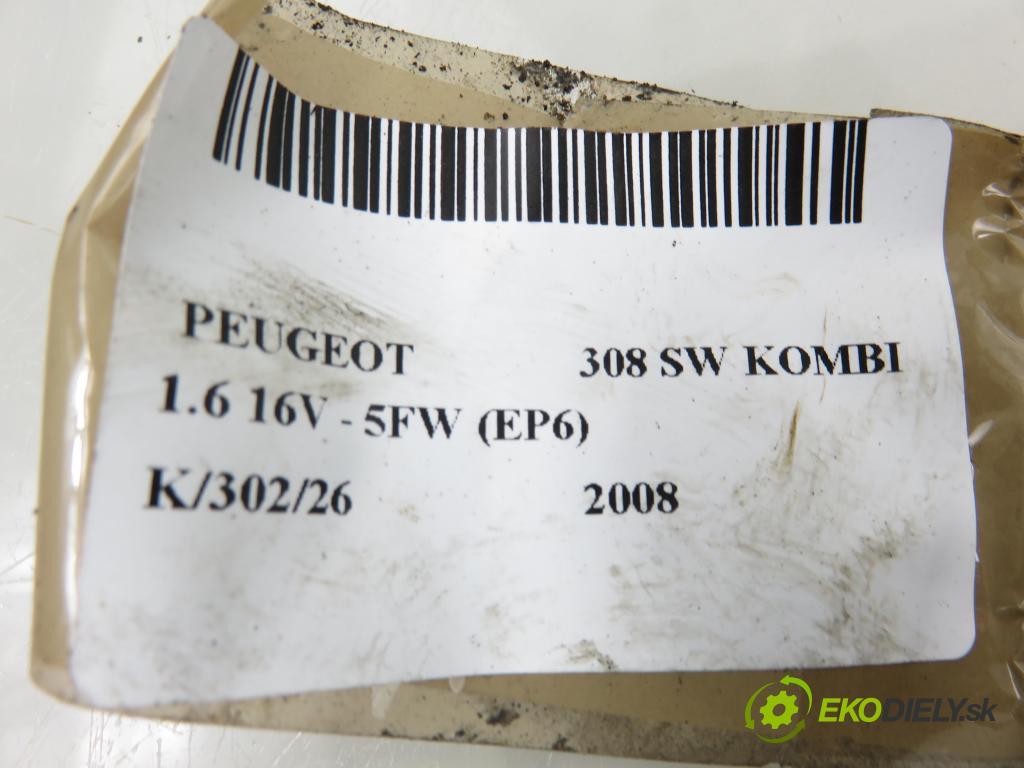 PEUGEOT 308 SW KOMBI 2008 88,00 1.6 16V - 5FW (EP6) 1598,00 Snímač 96638215779 ; 0263003667965