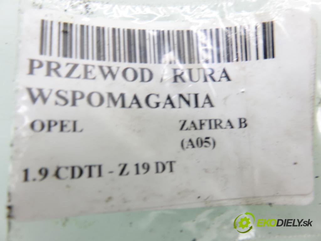 OPEL ZAFIRA B (A05) MINIVAN 2005 88,00 1.9 CDTI 8V 120 - Z 19 DT 1910,00 trubka / Rúra servočerpadlo 13122700