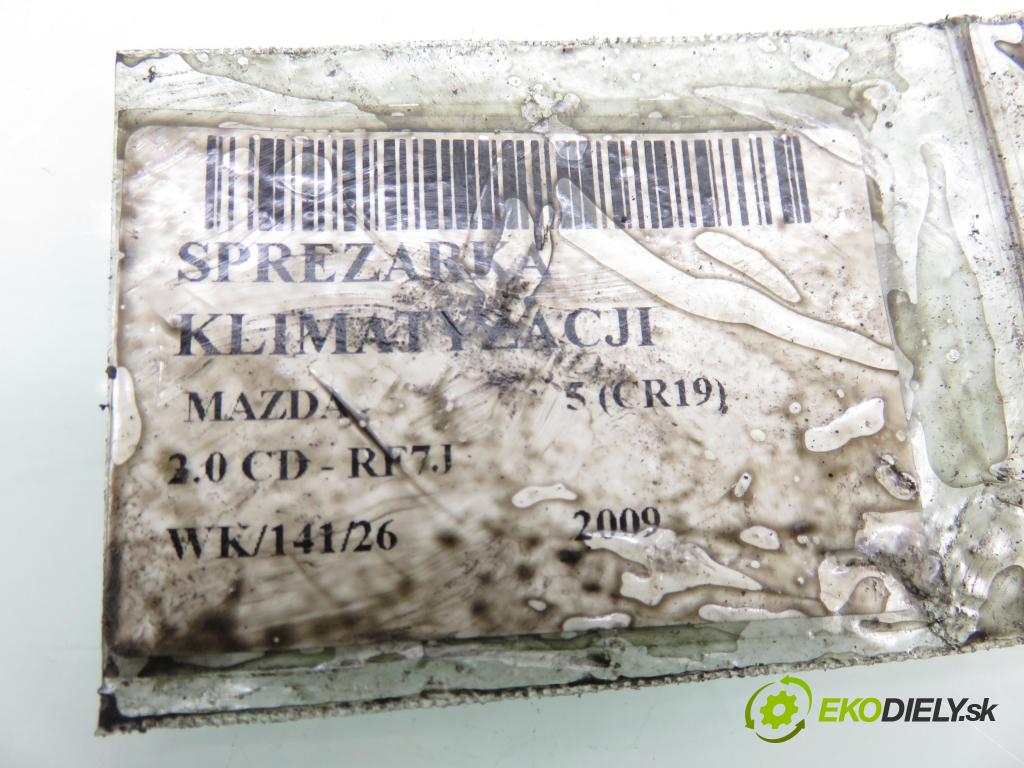 MAZDA 5 (CR19) MINIVAN 2009 105,00 2.0 MZR-CD 143 - RF7J 1998,00 KOMPRESOR: klimatizace  (Kompresor klimatizace)