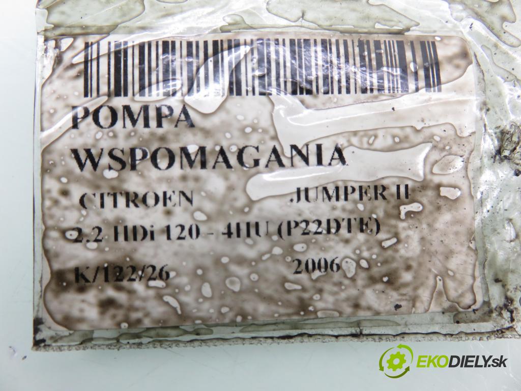 CITROEN JUMPER Skrzynia FURGON 2006 88,00 2.2 HDi 120 - 4HU (P22DTE) 2198,00 Pumpa servočerpadlo 6C113A674AA (Servočerpadlo)