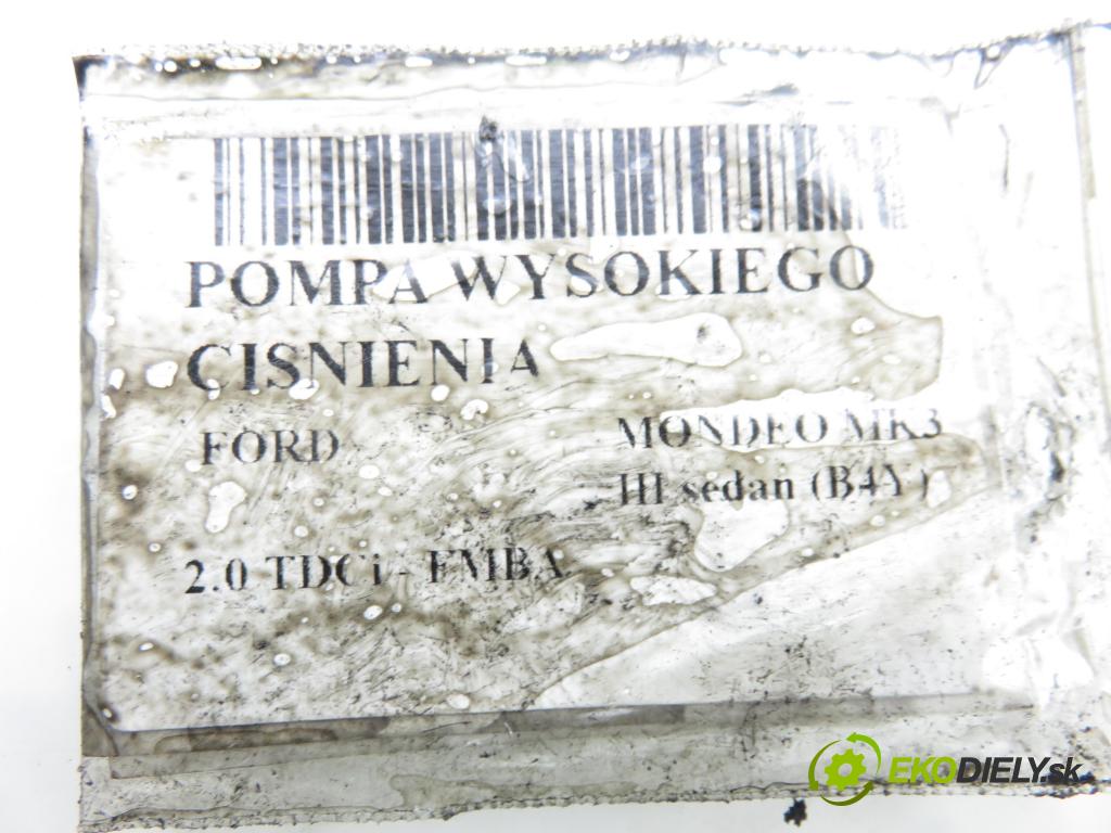 FORD MONDEO III sedan (B4Y) SEDAN 2002 96,00 2.0 TDCi - FMBA 1998,00 pumpa vysokého TLAK: 9303108A