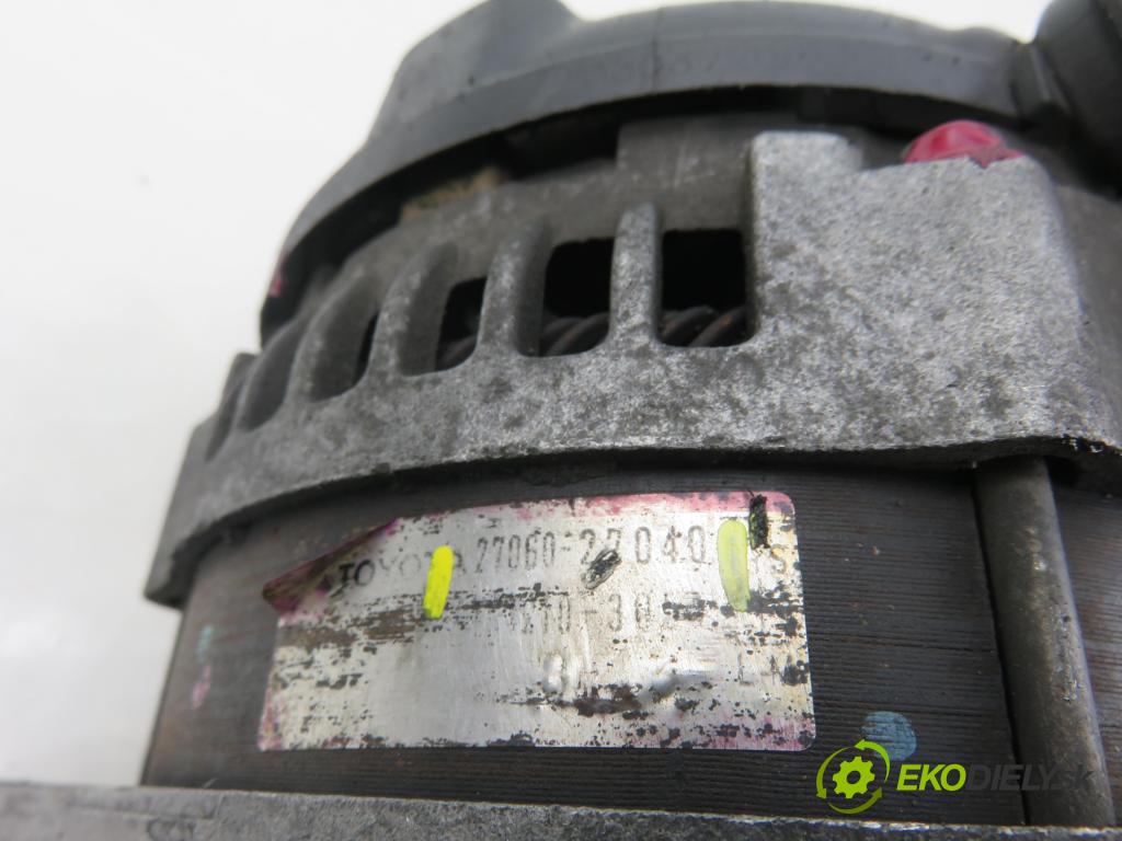 TOYOTA AVENSIS VERSO (_M2_) MINIVAN 2004 85,00 2.0 D (CLM20_) - 1CD-FTV 1995,00 Alternátor 2706027040 (Alternátor)