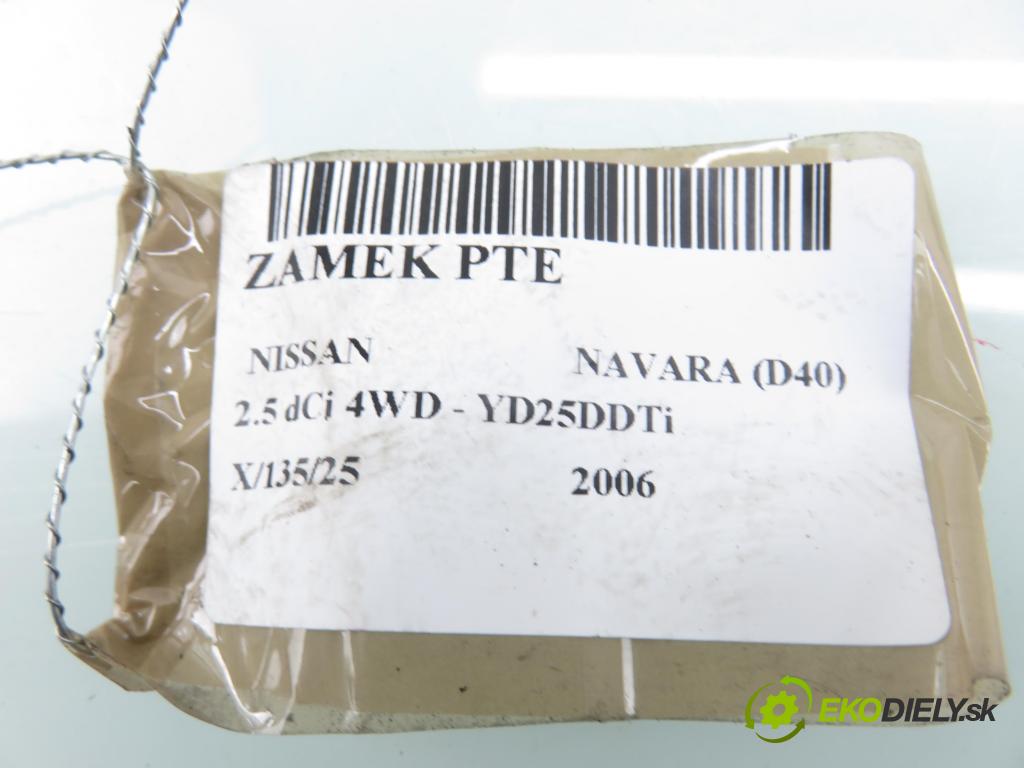 NISSAN NP300 NAVARA (D40) PICK-UP 2006 126,00 2.5 dCi 171 2488,00 zámok PTE 21206A