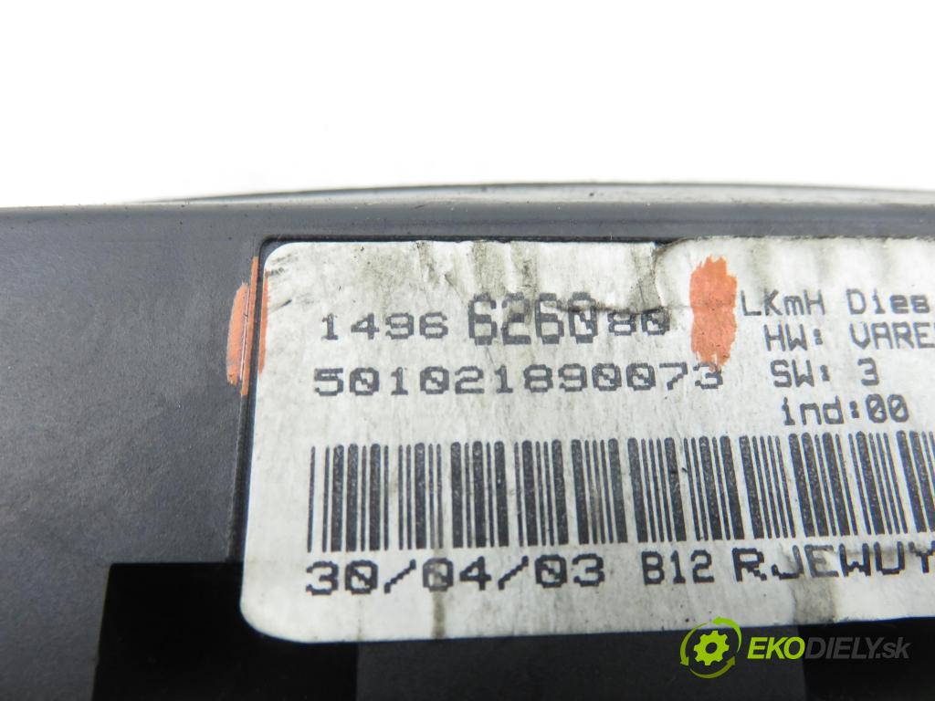 LANCIA PHEDRA (179_) MINIVAN 2003 94,00 2.2 JTD (179AXC1A) - 4HW (DW12ATED4) 2179,00 Prístrojovka elektrický 1496626080