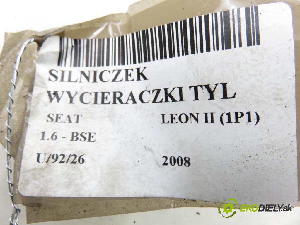 SEAT LEON (1P1) HB 2008 75,00 1.6 - BSE 1595,00 Motorček stierače zadné 5P0955711C ; 53033812