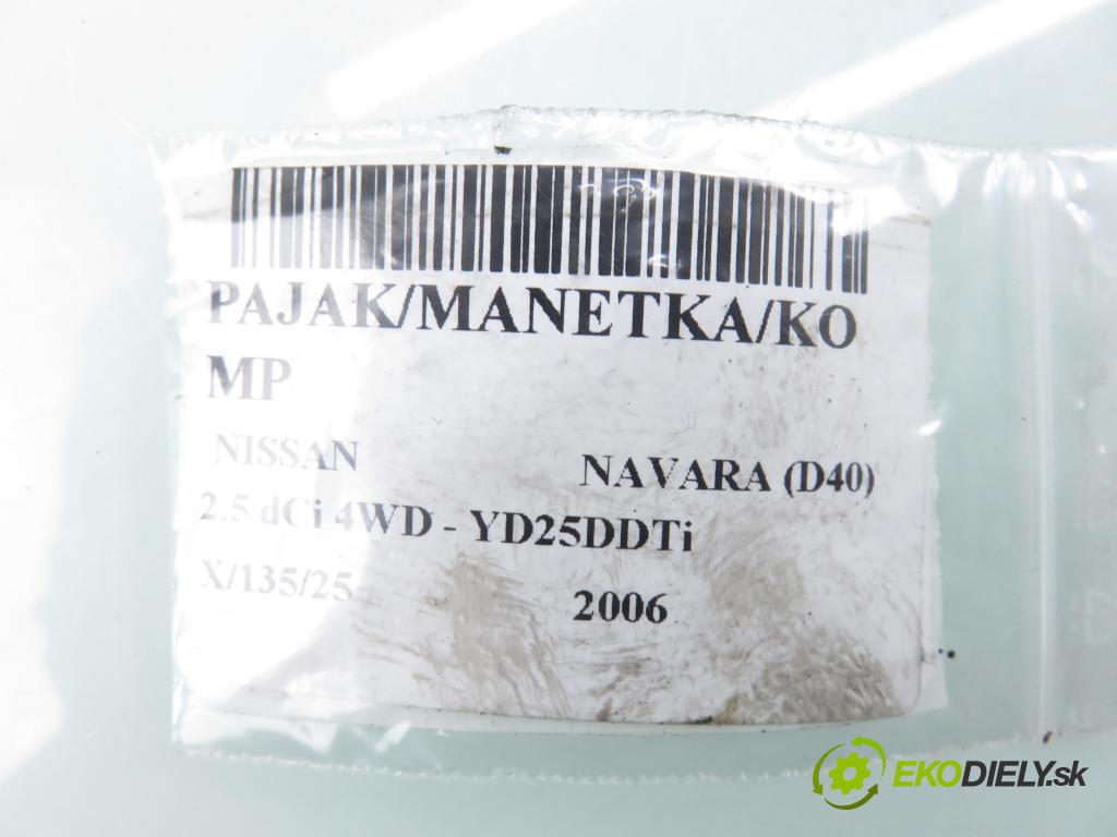 NISSAN NP300 NAVARA (D40) PICK-UP 2006 126,00 2.5 dCi 171 2488,00 PAKA/ŘAZENÍ/SADA:
