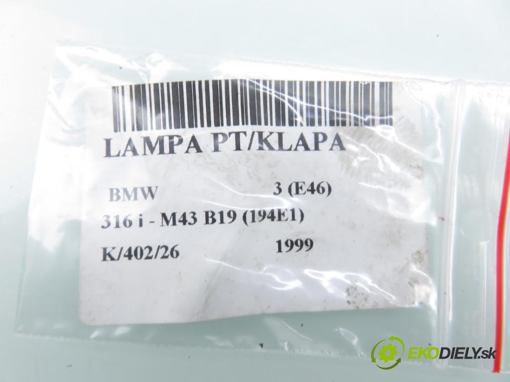 BMW 3 (E46) SEDAN 1999 77,00 316 i 105 - M43 B19 (194E1) 1895,00 Svetlo pravé zadné kufor 8364924