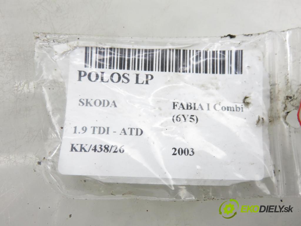 SKODA FABIA I Combi (6Y5) KOMBI 2003 74,00 1.9 TDI - ATD 1896,00 Poloos LP