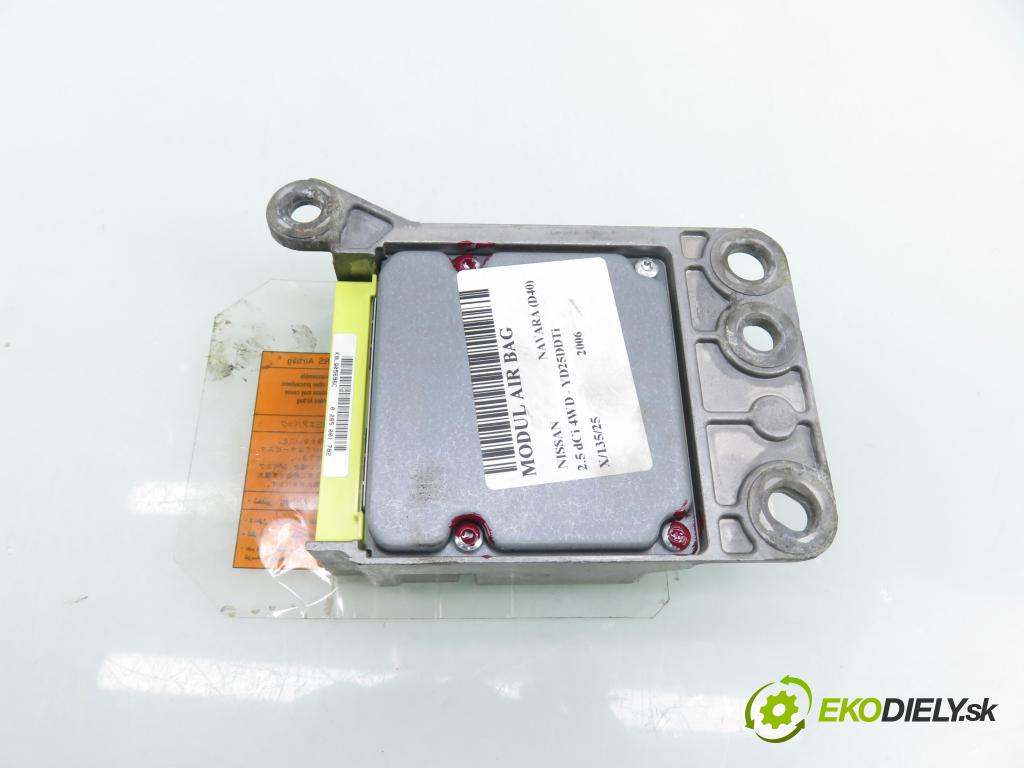 NISSAN NP300 NAVARA (D40) PICK-UP 2006 126,00 2.5 dCi 171 2488,00 MODUL air BAG 98820EB01B ; 0285001782