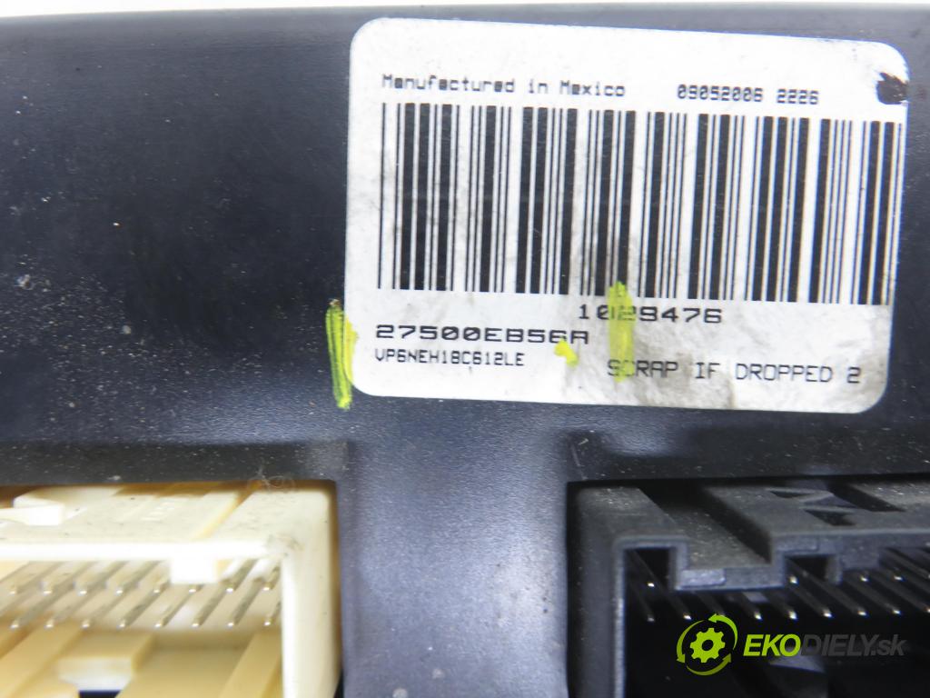 NISSAN NP300 NAVARA (D40) PICK-UP 2006 126,00 2.5 dCi 171 2488,00 Panel topení KLIMATRONIK 27500EB56A