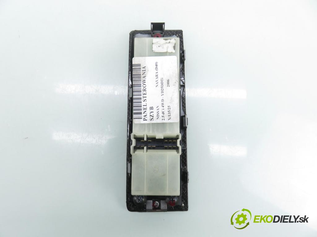 NISSAN NP300 NAVARA (D40) PICK-UP 2006 126,00 2.5 dCi 171 2488,00 Panel ovládania okien