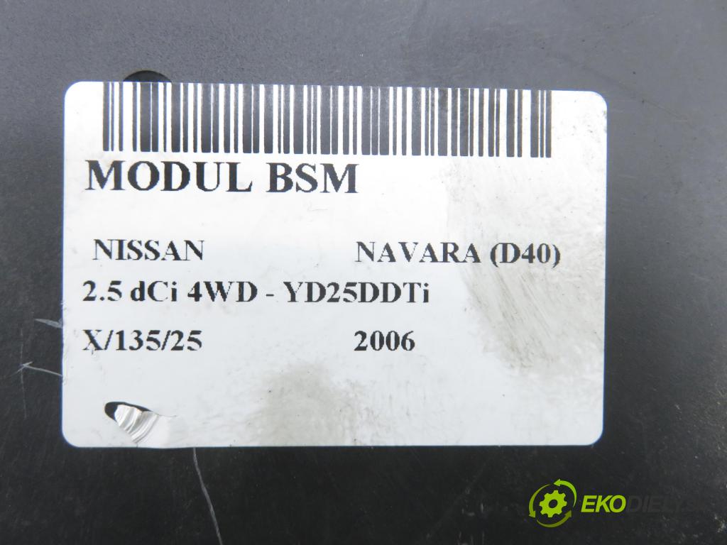 NISSAN NP300 NAVARA (D40) PICK-UP 2006 126,00 2.5 dCi 171 2488,00 MODUL BSM 284B2EB32A ; 5WK48921