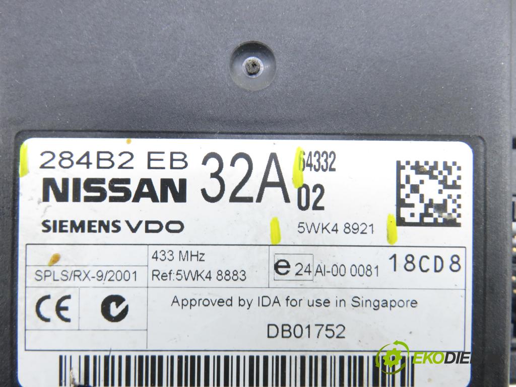 NISSAN NP300 NAVARA (D40) PICK-UP 2006 126,00 2.5 dCi 171 2488,00 MODUL BSM 284B2EB32A ; 5WK48921