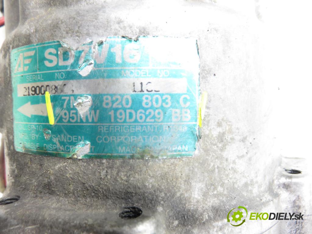VW PASSAT B3/B4 Variant (3A5, 35I) KOMBI 1994 66,00 1.9 TDI - 1Z 1896,00 KOMPRESOR: klimatizace 7M0820803C ; 95NW9D629BB (Kompresor klimatizace)