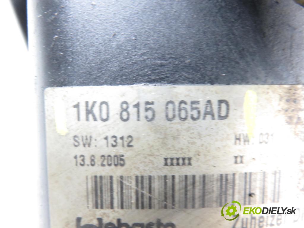 VW TOURAN (1T1, 1T2) MINIVAN 2005 103,00 2.0 TDI 16V 140 - BKD 1968,00 Webasto 1K0815065AD (Webasto (nezávislé kúrenie))