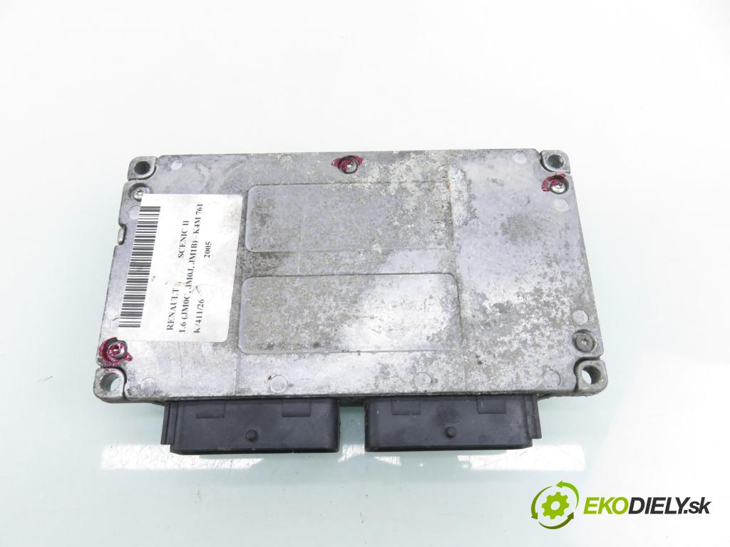 RENAULT SCENIC II (JM0/1_) MINIVAN 2005 0,00 1.6 (JM0C, JM0J, JM1B) - K4M 761 1598,00 Riadiaca jednotka prevodovky S118058316A ; 8200458276 ; 8200272204