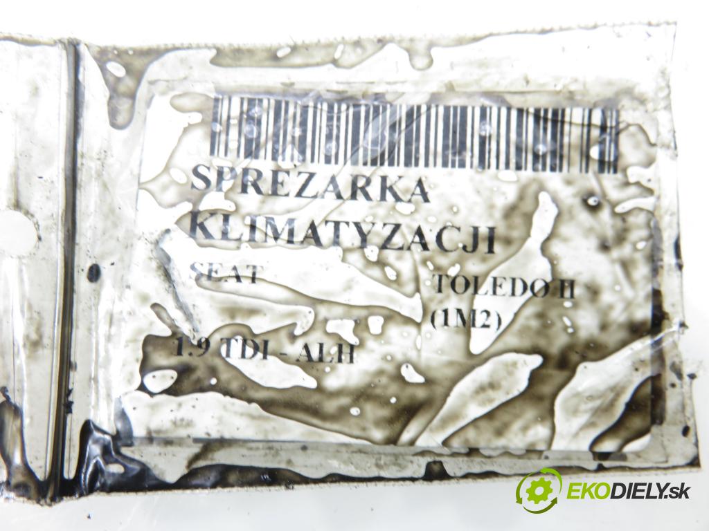 SEAT TOLEDO II (1M2) SEDAN 1999 66,00 1.9 TDI 90 - ALH 1896,00 KOMPRESOR: klimatizace 7M3820803A ; YM2H19D629BB (Kompresor klimatizace)