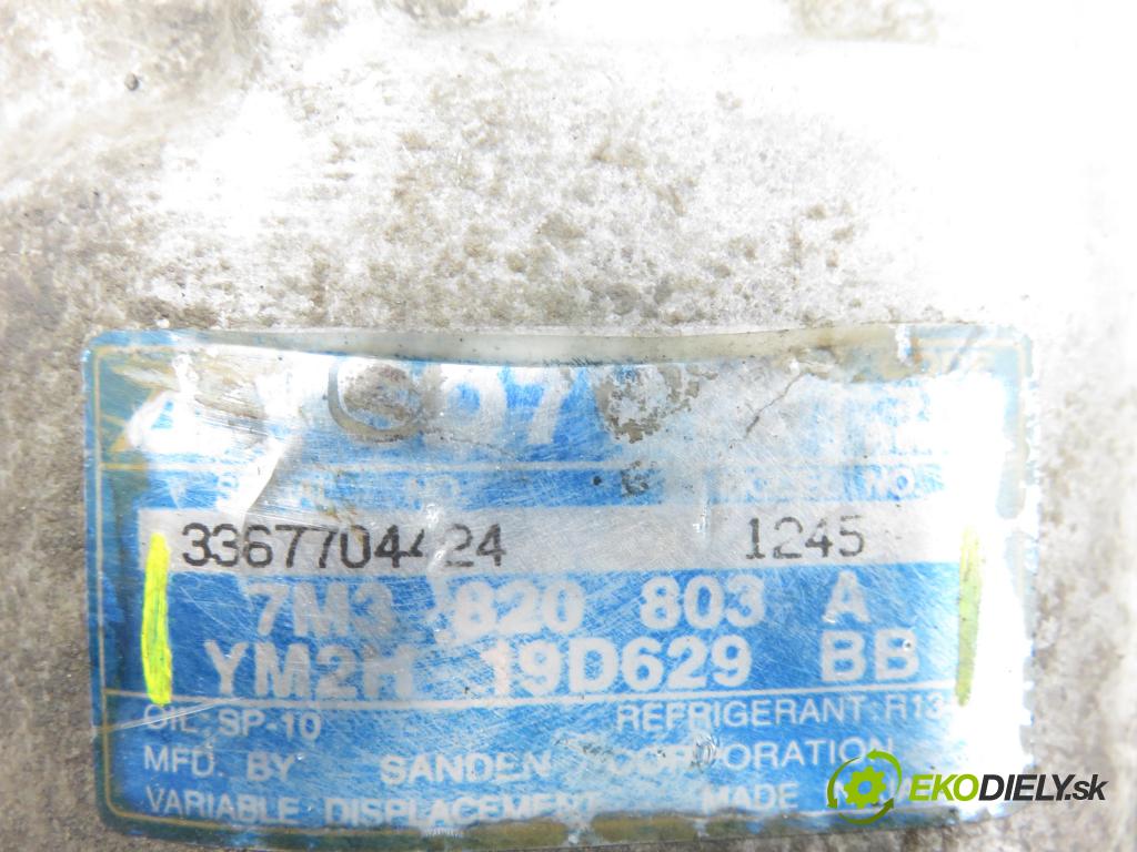 SEAT TOLEDO II (1M2) SEDAN 1999 66,00 1.9 TDI 90 - ALH 1896,00 KOMPRESOR: klimatizace 7M3820803A ; YM2H19D629BB (Kompresor klimatizace)