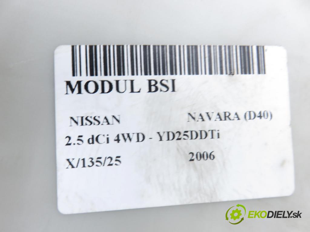 NISSAN NP300 NAVARA (D40) PICK-UP 2006 126,00 2.5 dCi 171 2488,00 MODUL BSI 284B6EB30C
