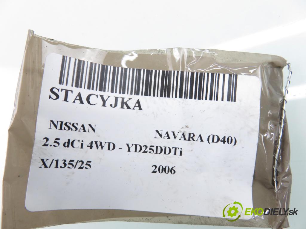 NISSAN NP300 NAVARA (D40) PICK-UP 2006 126,00 2.5 dCi 171 2488,00 spinačka / imobilizéra IMMO / Riadiaca jednotka 23710EC07B ; MB2758006753 ; N0502321