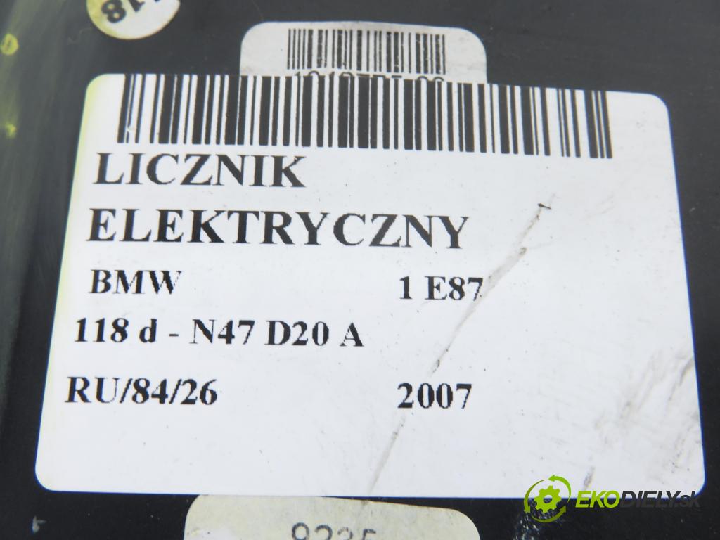 BMW 1 (E87) HB 2007 0,00 118 d - N47 D20 A 1995,00 Prístrojovka elektrický