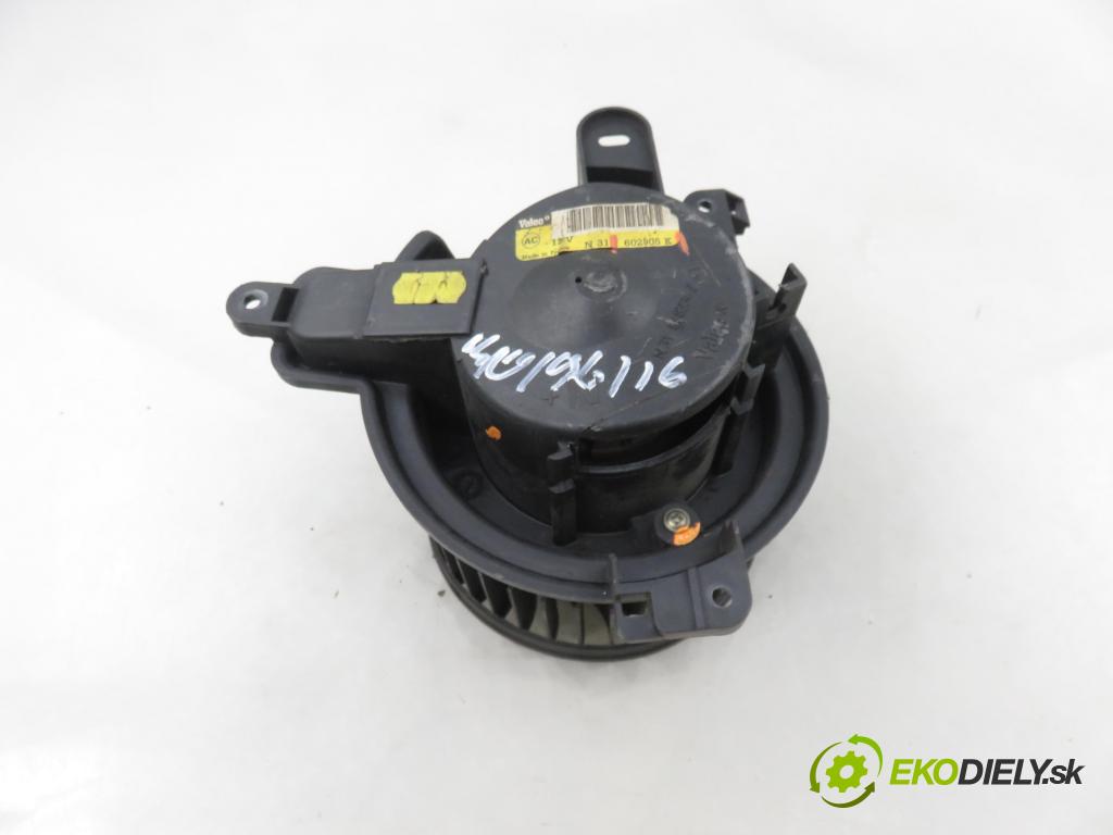 CITROEN BERLINGO / BERLINGO FIRST nadwozie wielkoprzestrzenne (MPV) KOMBIVAN 1998 55,00 1.4 i 75 - KFX 1360,00 ventilátor větráku 602905K