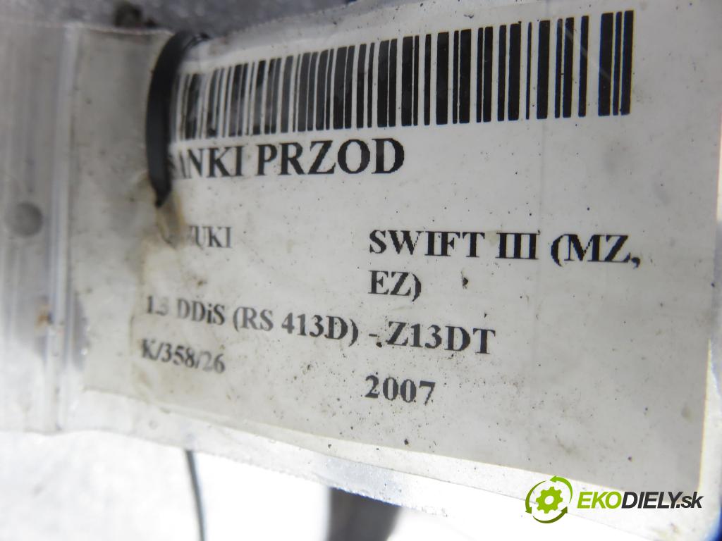 SUZUKI SWIFT III (MZ, EZ) HB 2007 51,00 1.3 DDiS (RS 413D) 69 - Z13DT 1248,00 PŘEDNÍ: