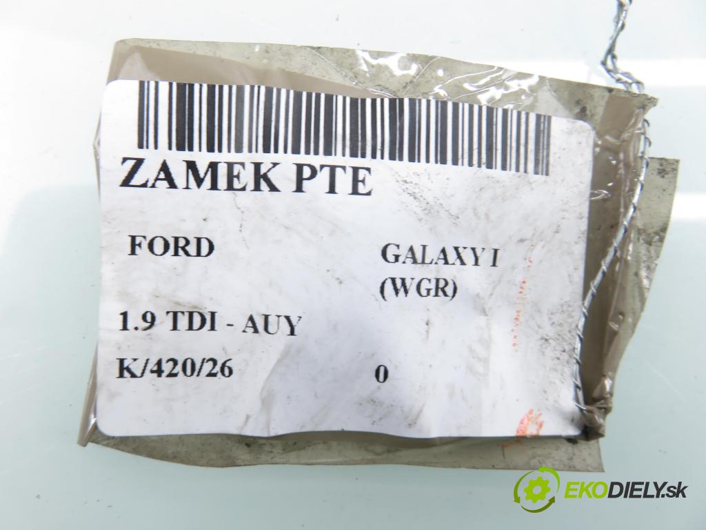 FORD GALAXY (WGR) VAN 2002 85,00 1.9 TDI PD 115 - AUY 1896,00 zámok PTE 93BG220A20DD