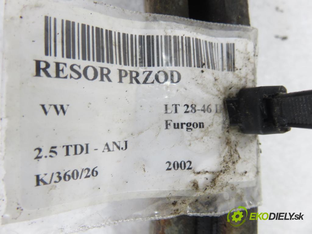 VW LT 28-46 II Skrzynia (2DA, 2DD, 2DH) FURGON 2002 80,00 2.5 TDI - ANJ 2461,00 listové pero PŘEDNÍ: