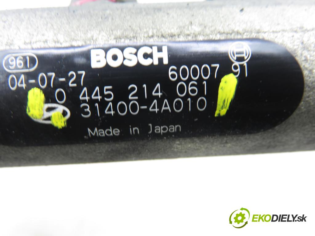 KIA SORENTO I (JC) SUV 2004 103,00 2.5 CRDi 140 - D4CB 2497,00 Lišta vstrekovacia 0445214061 ; 314004A010 ; 0281002568 (Vstrekovacia lišta)