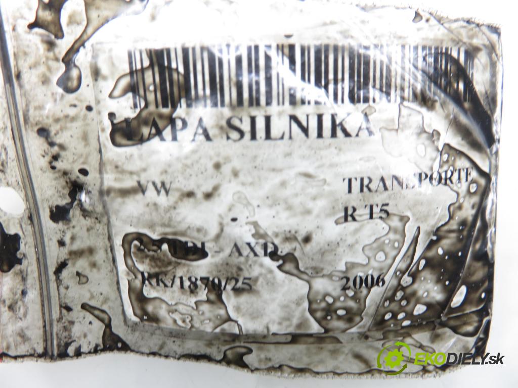 VW TRANSPORTER V Skrzynia (7HA, 7HH, 7EA, 7EH) FURGON 2006 96,00 2.5 TDI - AXD 2461,00 Uchytenie Motor 7H0199370M ; 7H0199370L