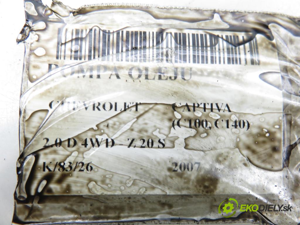 CHEVROLET CAPTIVA (C100, C140) SUV 2007 110,00 2.0 D 4WD 1991,00 pumpa oleje  (Olejové čerpadlo)