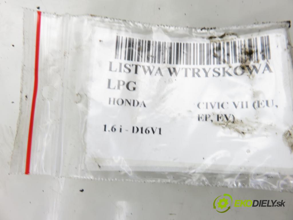 HONDA CIVIC VII Hatchback (EU, EP, EV) HB 2004 81,00 1.6 i - D16V1 1590,00 Lišta vstrekovacia LPG 09SQ99020022 ; 67R010185