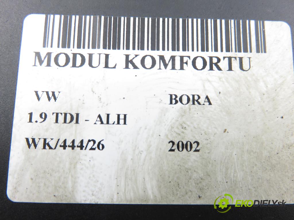 VW BORA (1J2) SEDAN 2002 66,00 1.9 TDI 90 - ALH 1896,00 MODUL komfortu 1C0959799B