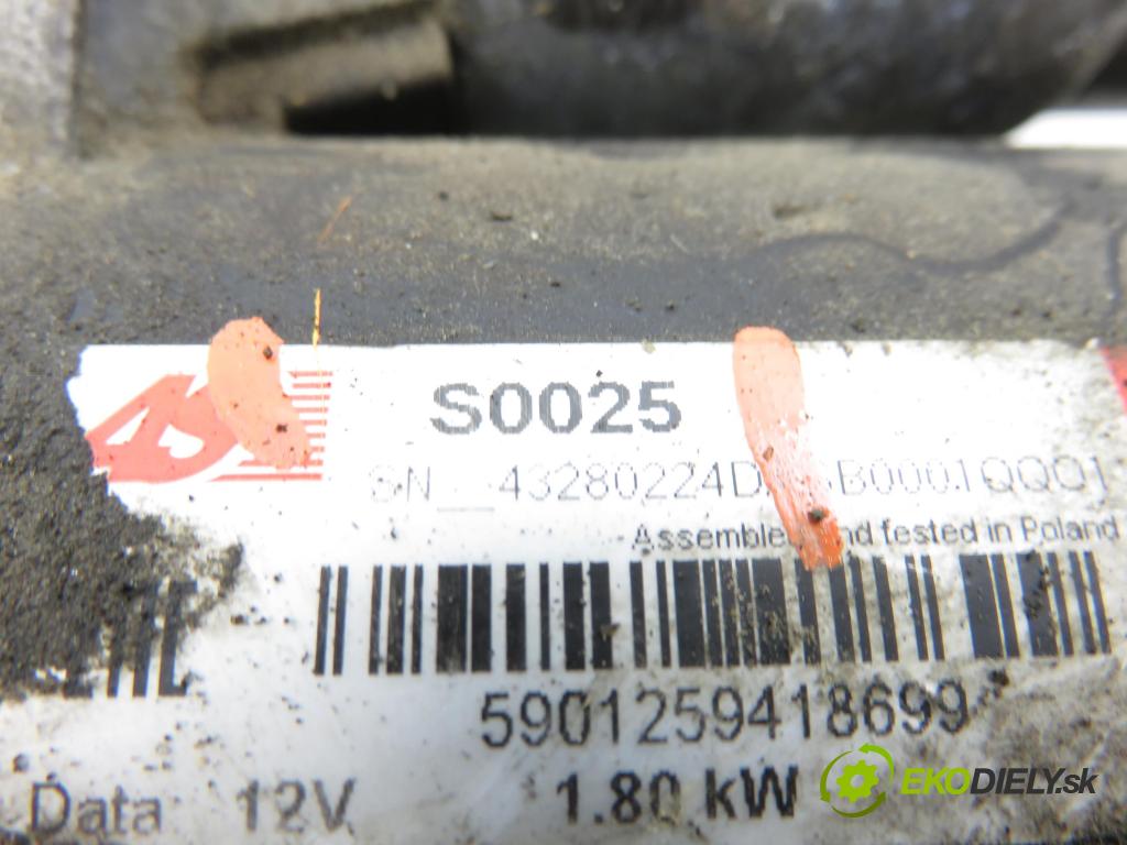 SKODA FABIA I Combi (6Y5) KOMBI 2003 74,00 1.9 TDI - ATD 1896,00 Štartér S0025 (Štartér)