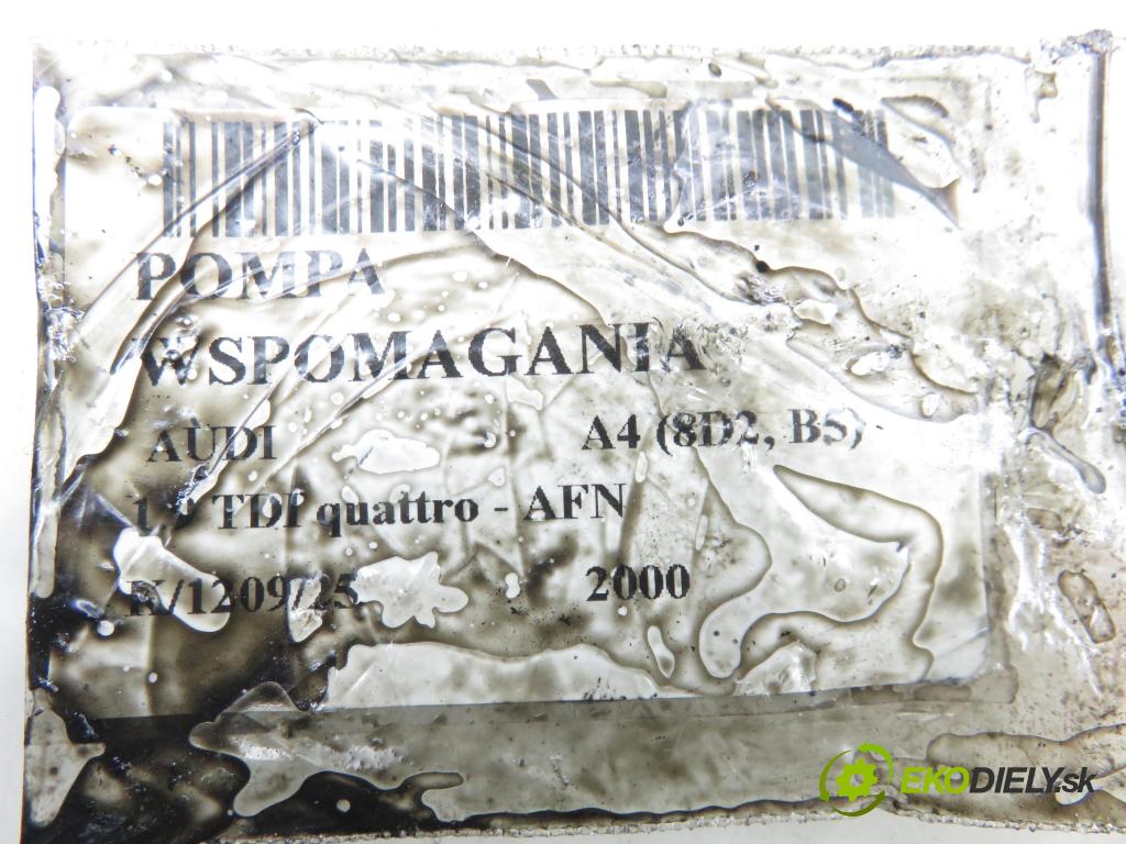 AUDI A4 (8D2, B5) SEDAN 2000 81,00 1.9 TDI quattro - AFN 1896,00 pumpa servočerpadlo 8D0145177Q (Servočerpadlo)