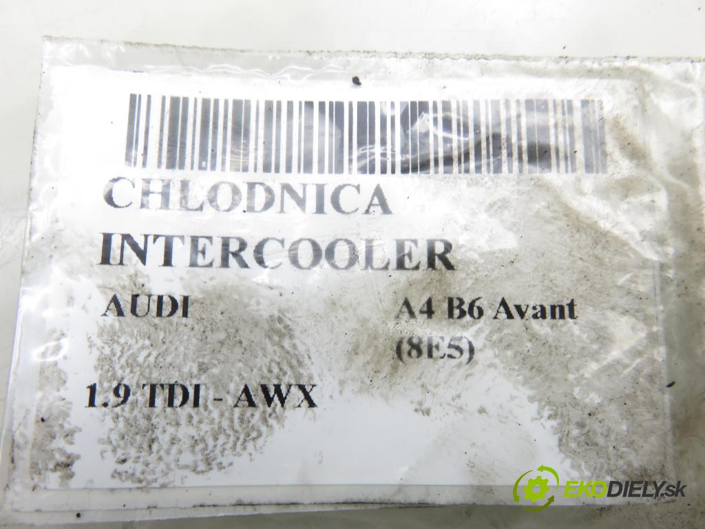 AUDI A4 Avant (8E5, B6) KOMBI 2002 96,00 1.9 TDI - AWX 1896,00 chladič intercooler 8E0145805F