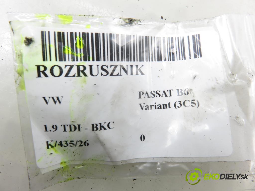 VW PASSAT B6 Variant (3C5) KOMBI 2005 77,00 1.9 TDI - BKC 1896,00 Štartér 02Z911023H ; TS18E1 (Štartér)