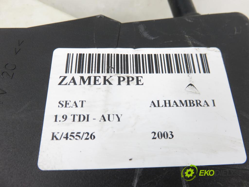 SEAT ALHAMBRA (7V8, 7V9) MINIVAN 2003 85,00 1.9 TDI PD 115 - AUY 1896,00 zámok PPE 93BG220A20DD