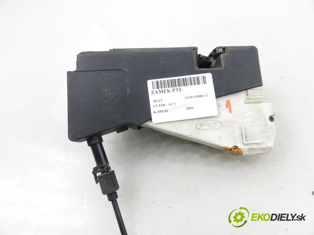 SEAT ALHAMBRA (7V8, 7V9) MINIVAN 2003 85,00 1.9 TDI PD 115 - AUY 1896,00 zámok PTE 93BG220A20DD