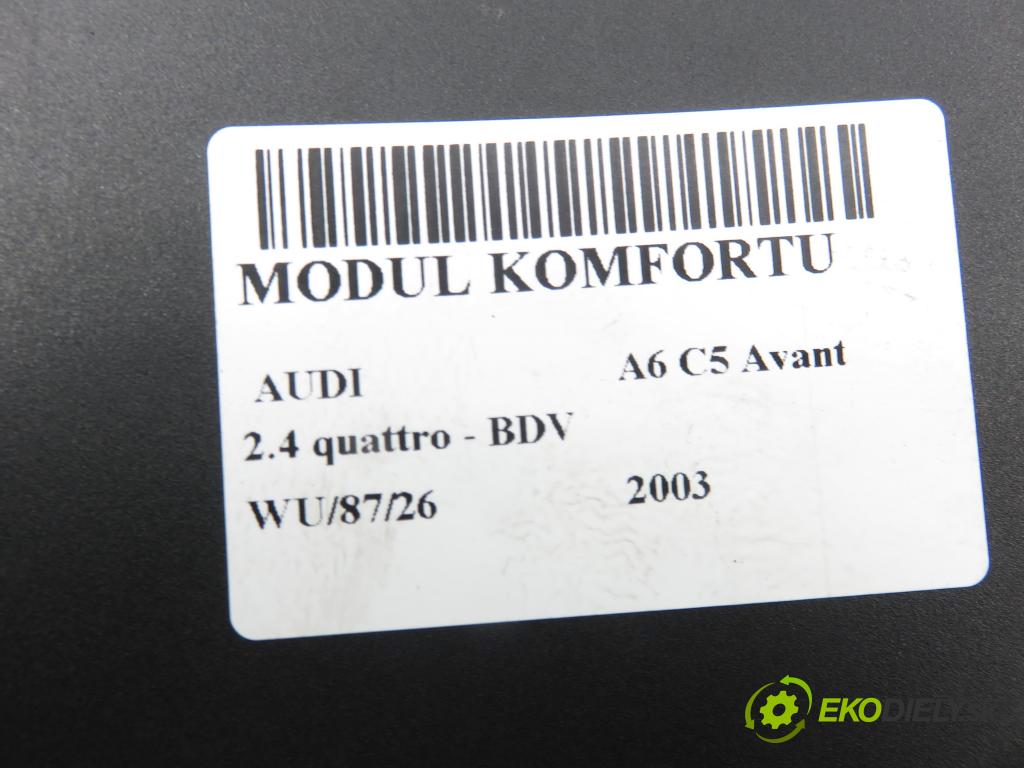 AUDI A6 Avant (4B5, C5) KOMBI 2003 125,00 2.4 quattro - BDV 2393,00 MODUL komfortu 4B0962258N ; 410215006012