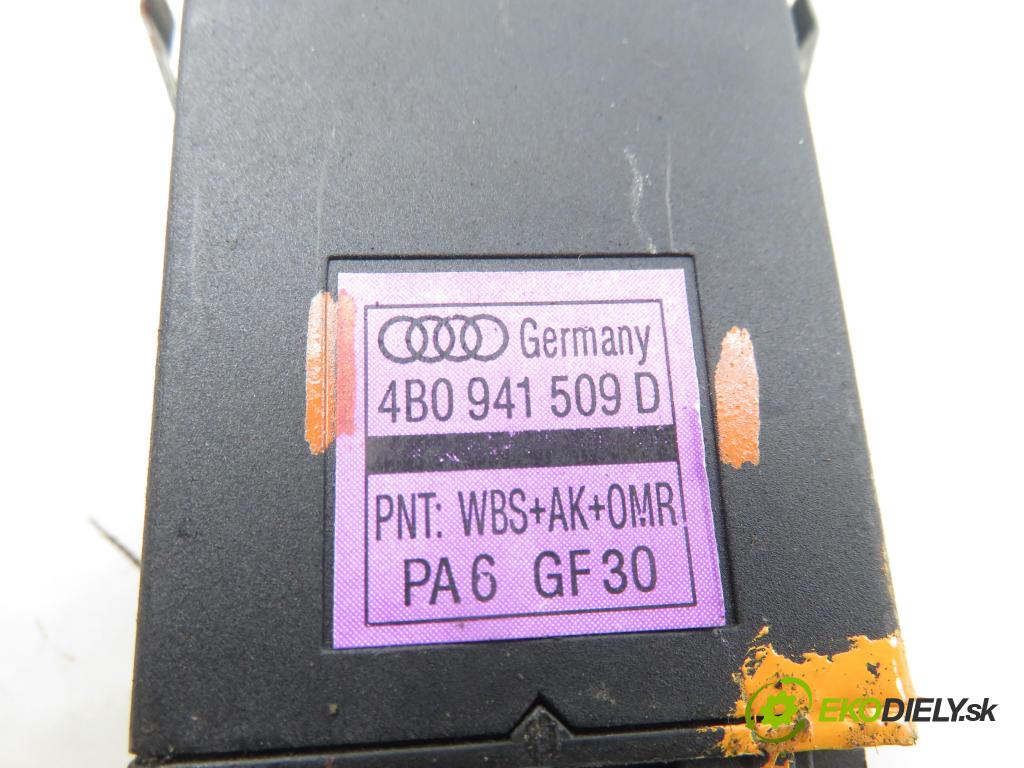 AUDI A6 Avant (4B5, C5) KOMBI 2003 125,00 2.4 quattro - BDV 2393,00 prepínač výstražných (núdzových) 4B0941509D