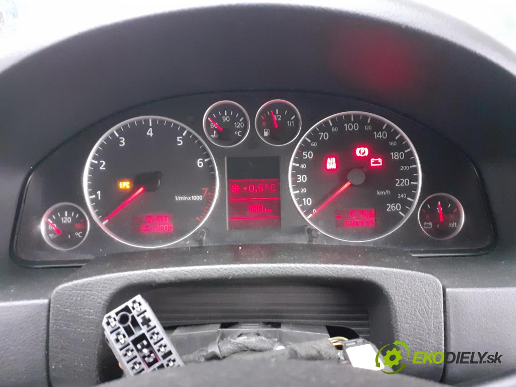 AUDI A6 Avant (4B5, C5) KOMBI 2003 125,00 2.4 quattro - BDV 2393,00 Prístrojovka elektrický 110080128005 ; 4b0920933n
