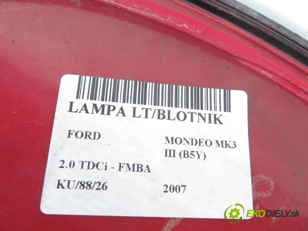 FORD MONDEO III (B5Y) LIFTBACK 2007 96,00 2.0 TDCi - FMBA 1998,00 Svetlo ľavé zadné 1S7113405A